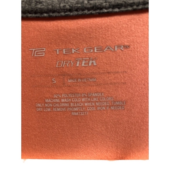 Coral Tek Gear Pullover Dry Tek 1/4Zip  Activewear Athleisure Running Layering S - Picture 2 of 11